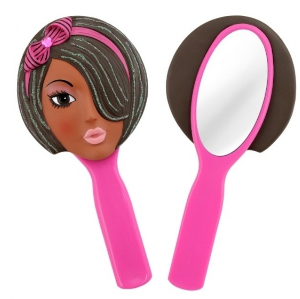 Diva Face Lady Hand Mirror! New With Tags!